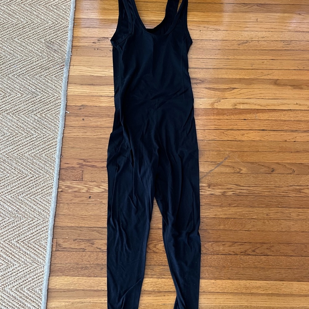 Set Active Black Jumpsuit Sportysuit